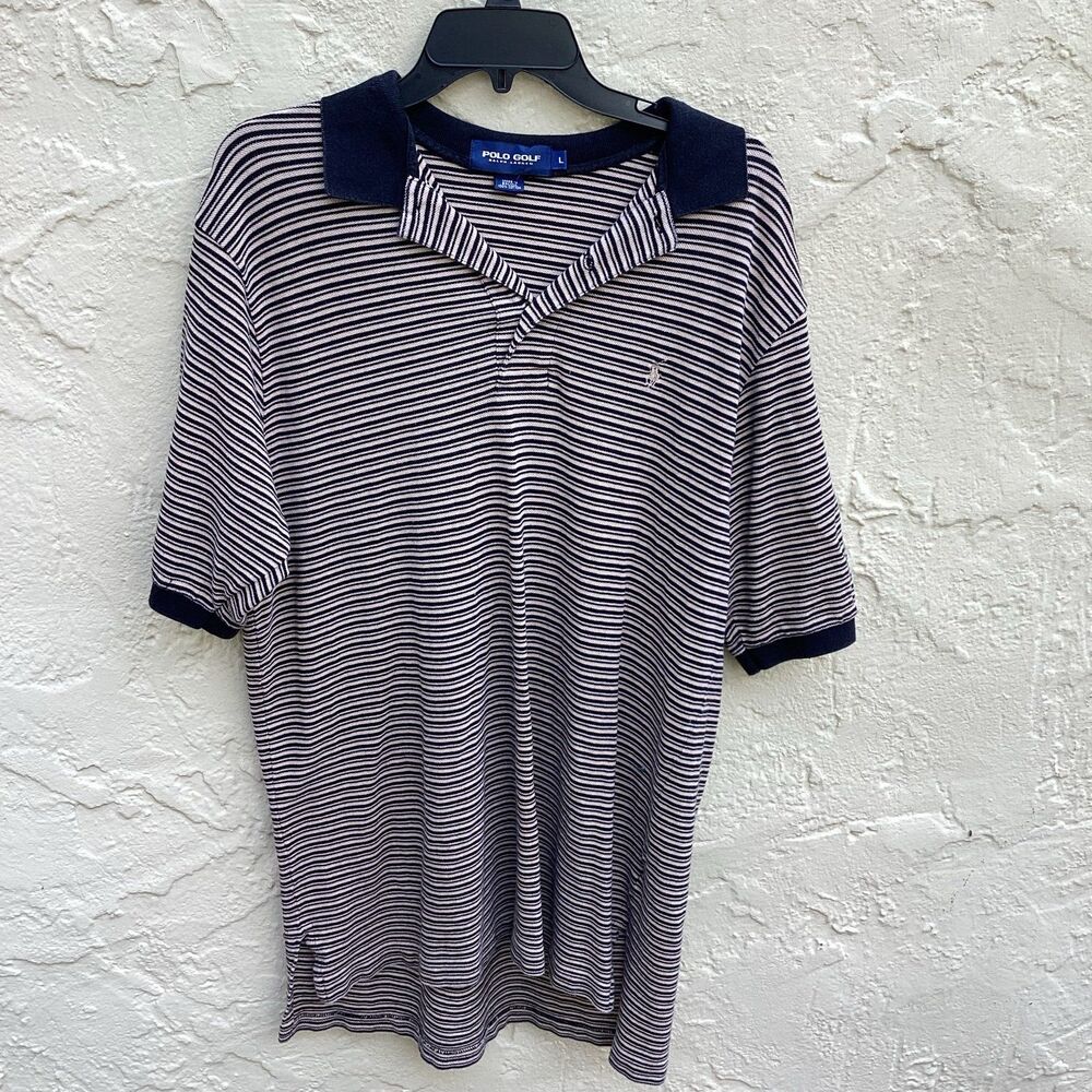 Polo Golf men’s stripe shirt L